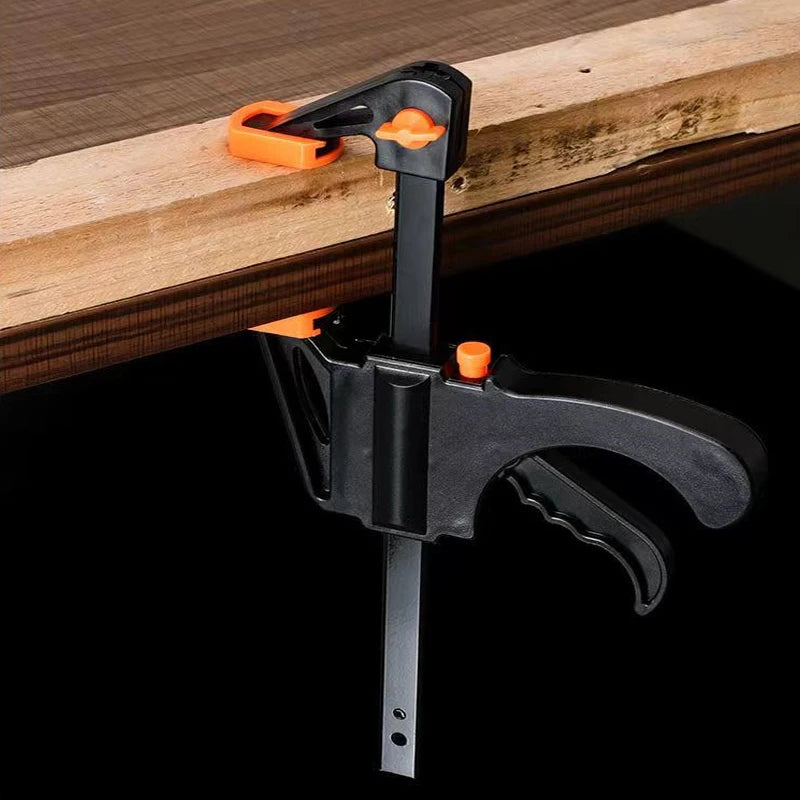 2pcs 4-Inch F Clamp Clips – Quick Ratchet Release Tool Kit