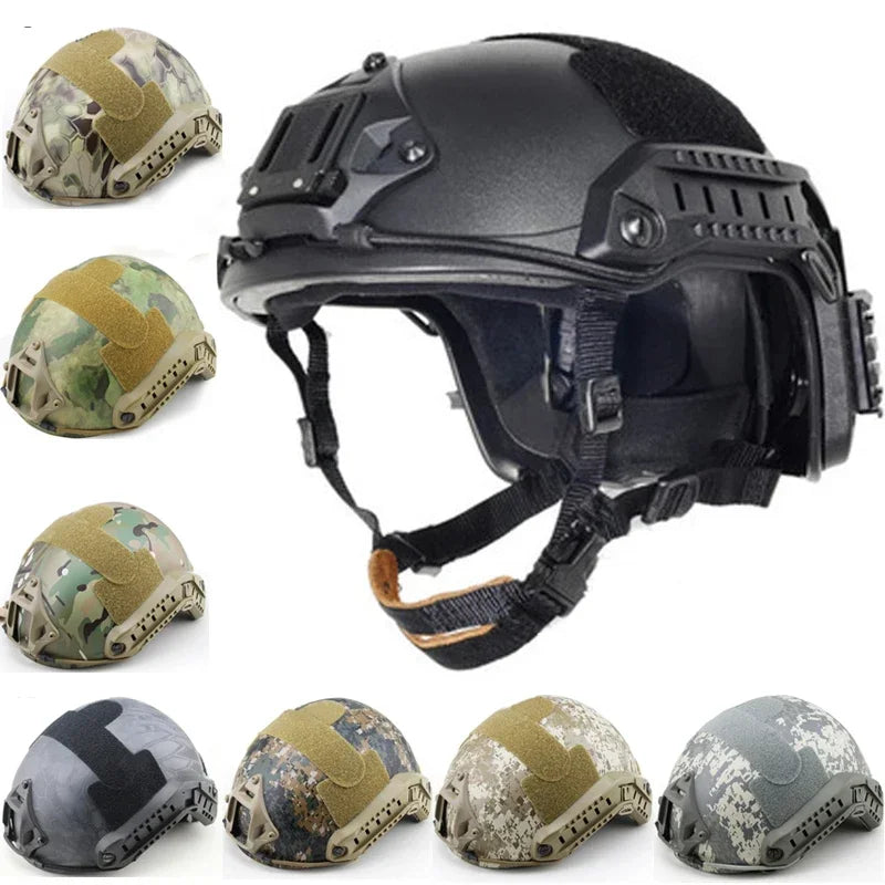 New Fast Tactical Airsoft Helmet – Camouflage ABS Protection