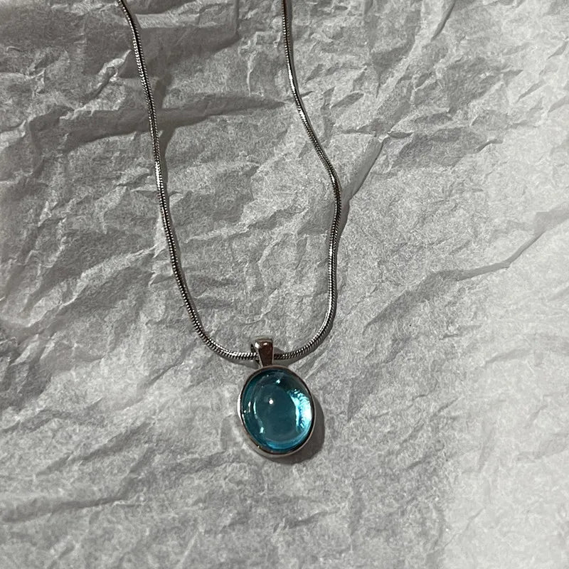 Kpop Double Layer Heart Necklace Women’s Pendant Chain