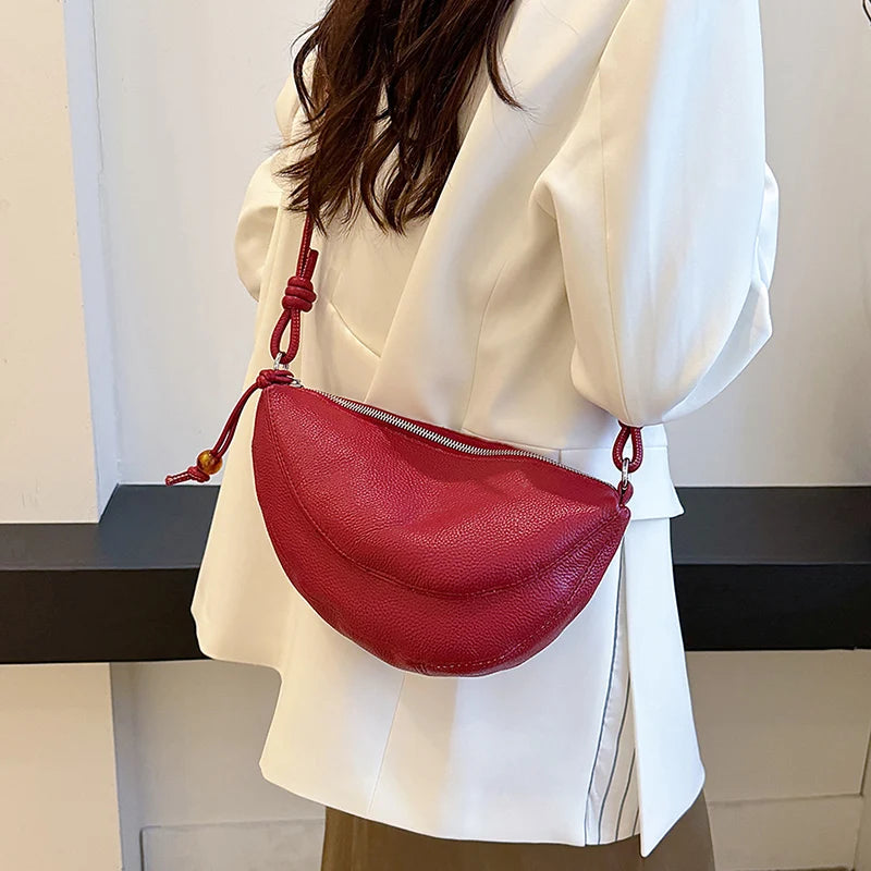 Women’s Genuine Cow Leather Crossbody Tote Shoulder Bag