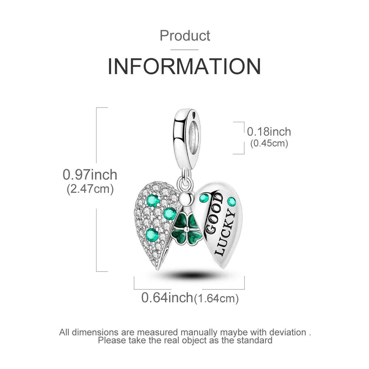 925 Sterling Silver Colorful Koi Pendant Beads Lucky Charm for DIY Bracelets