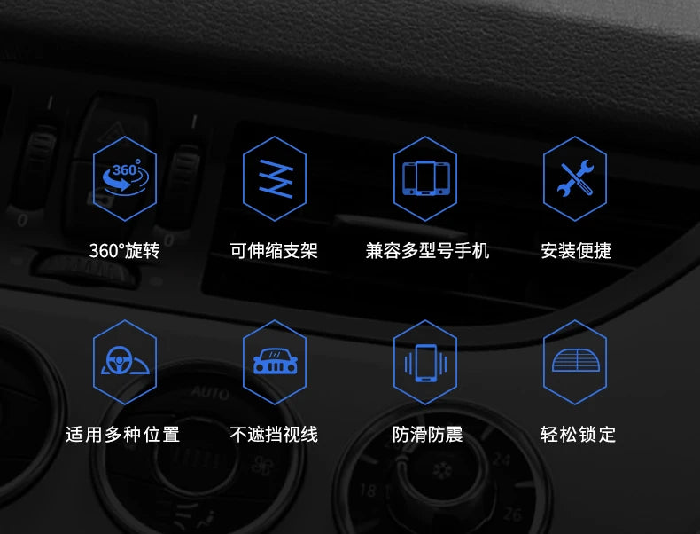 Universal 4 - 11 Inch Tablet Holder Car Tablet Bracket Mobile Phone Holder Mount Stand Rotatable for IPad Samsung Pad