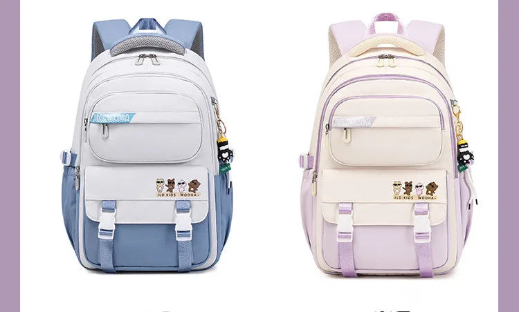 Children School bags set Girls Primary Backpack Kids school backpcak 3 pcs princess schoolbags kids mochilas escolar infantil