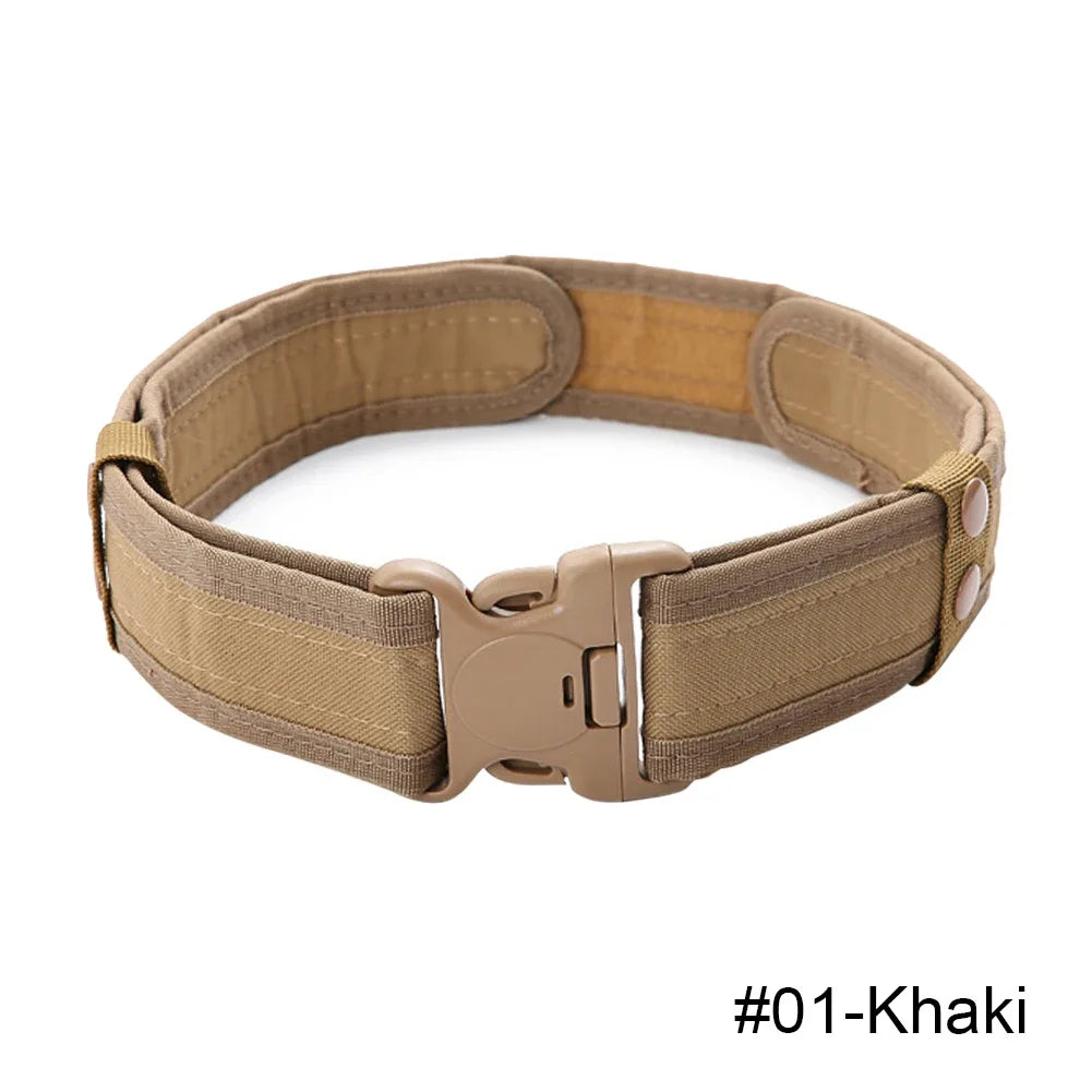 Men’s Tactical Combat Belt – Quick Release Canvas Strap