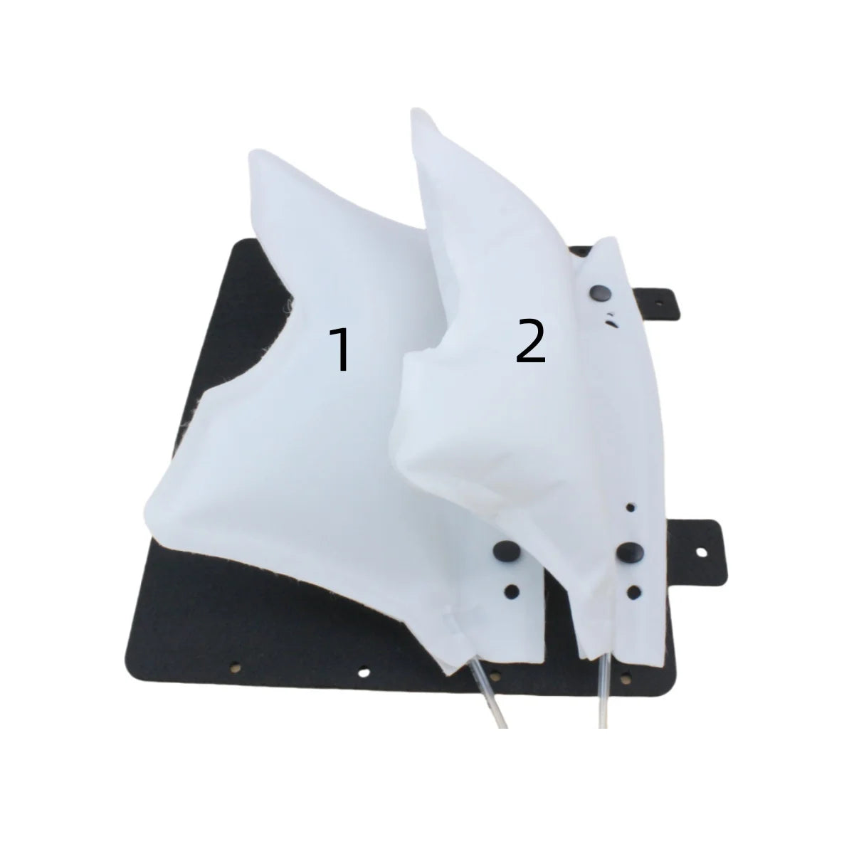 12V Car Seat Cushion with Lumbar Massage Support