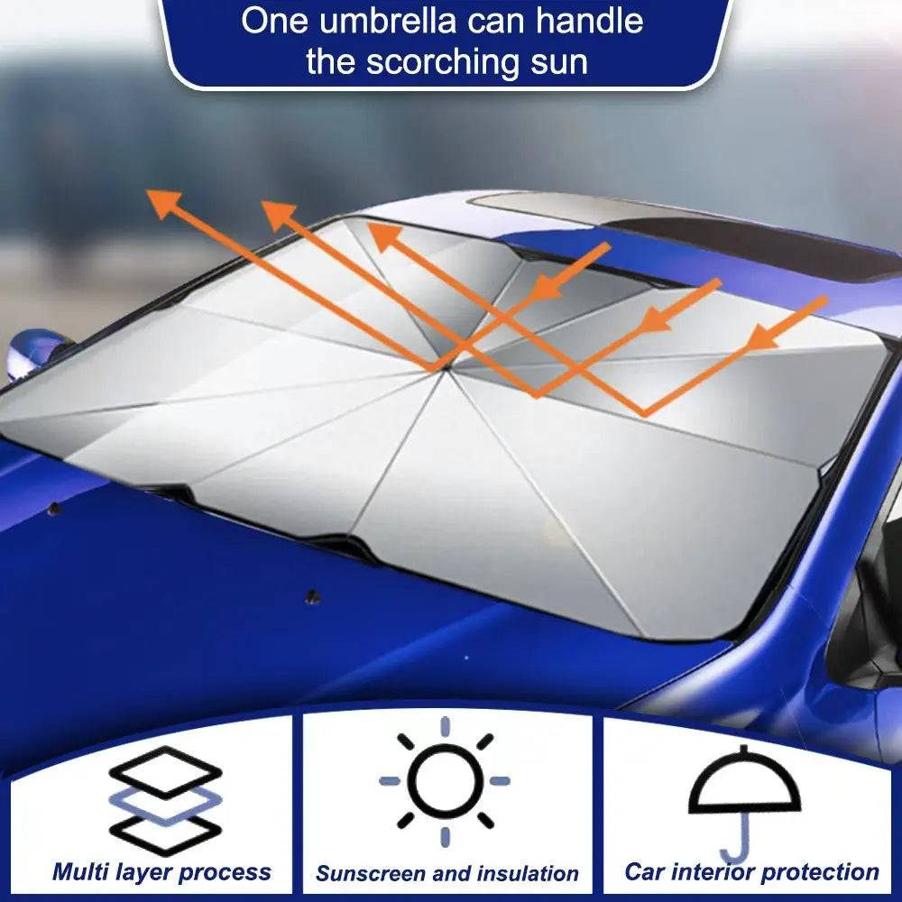 Car Sunshade Umbrella Front Windshield Heat Protector