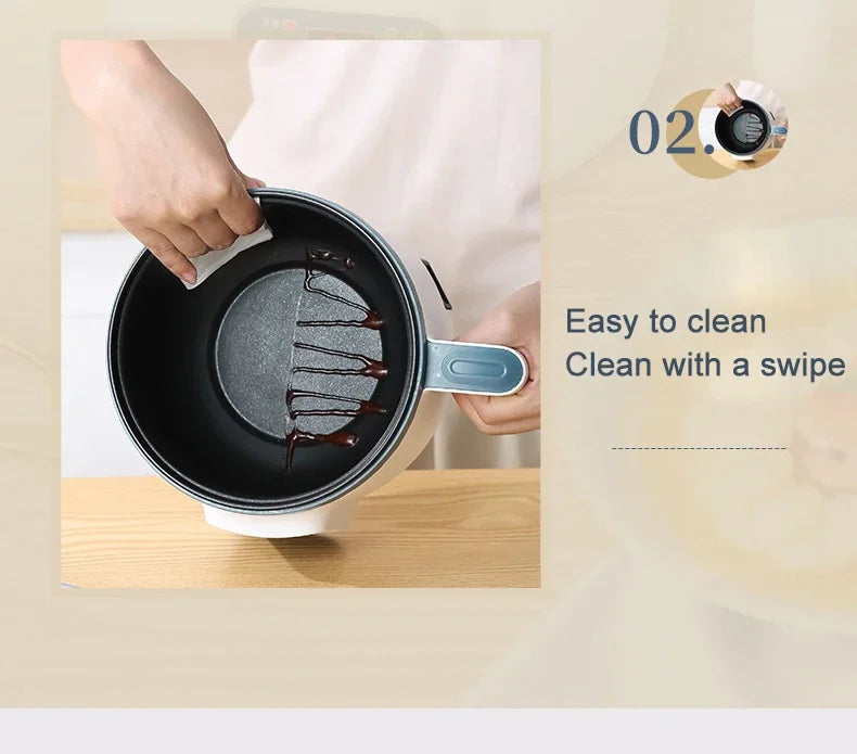 Rice cooker multi-function pot multi-function pot mini hot pot pot soup household appliances kitchen pot suitable for 1-3 people