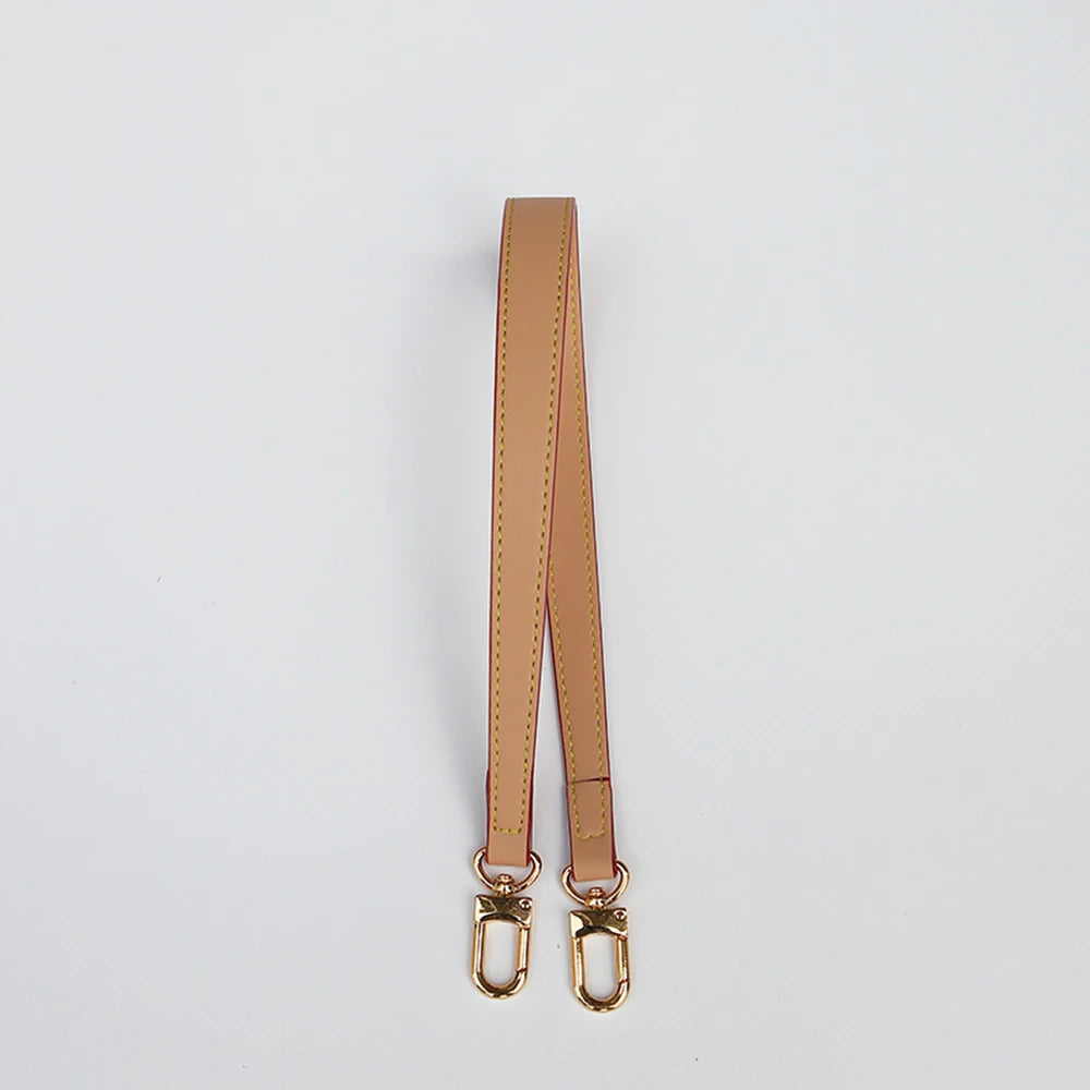 56cm Leather Bag Strap with Golden Buckle – Replacement Belt