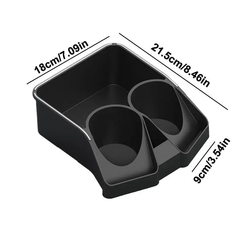 Car Seat Organizer with Cup Holders Storage Console