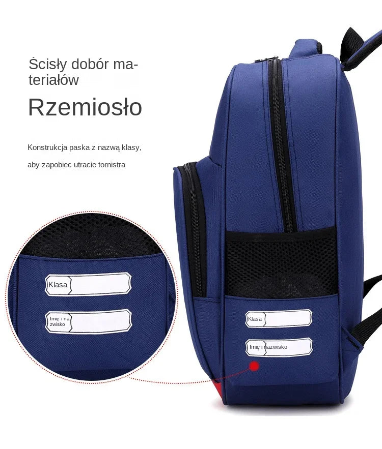 Primary school student backpack wholesale printing kindergarten children backpack printing logo training class