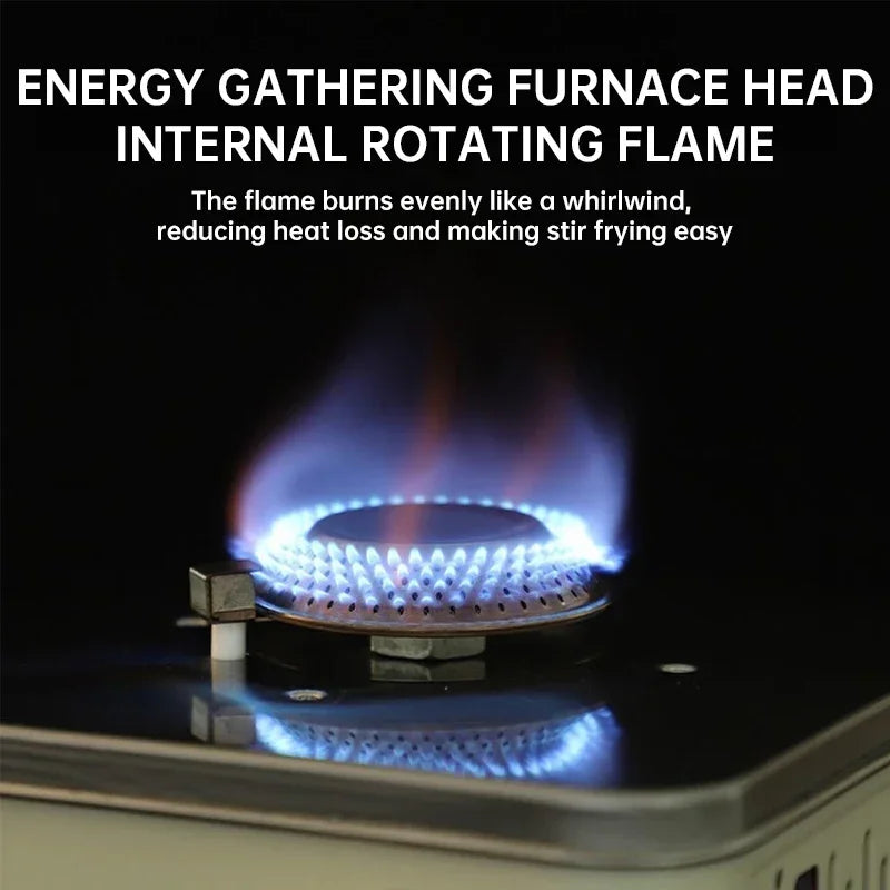 Portable Retro Camping Gas Stove with Ignition Device