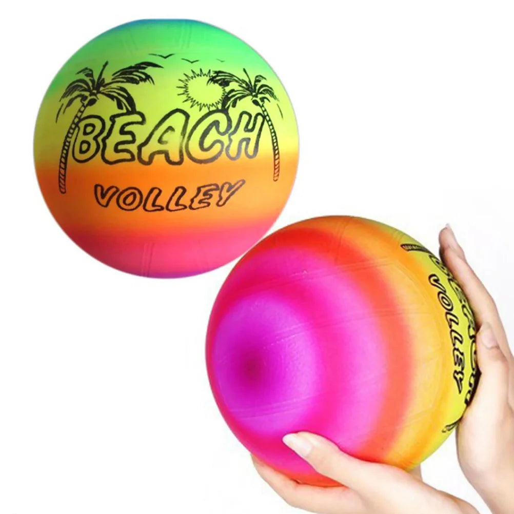 Sport Balls Rainbow Indoor Beach Sports Kickball Child Play Volley Handball Kids Playing
