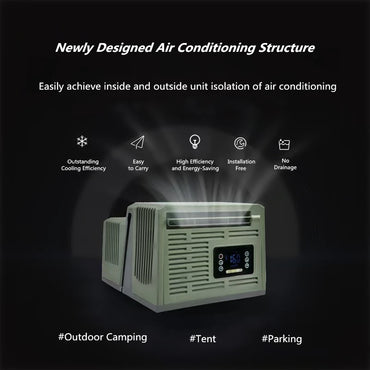 Outdoor Camping No Installation Mobile Air Conditioning Portable Parking Tent No Drainage Mini Refrigeration Air Conditioning