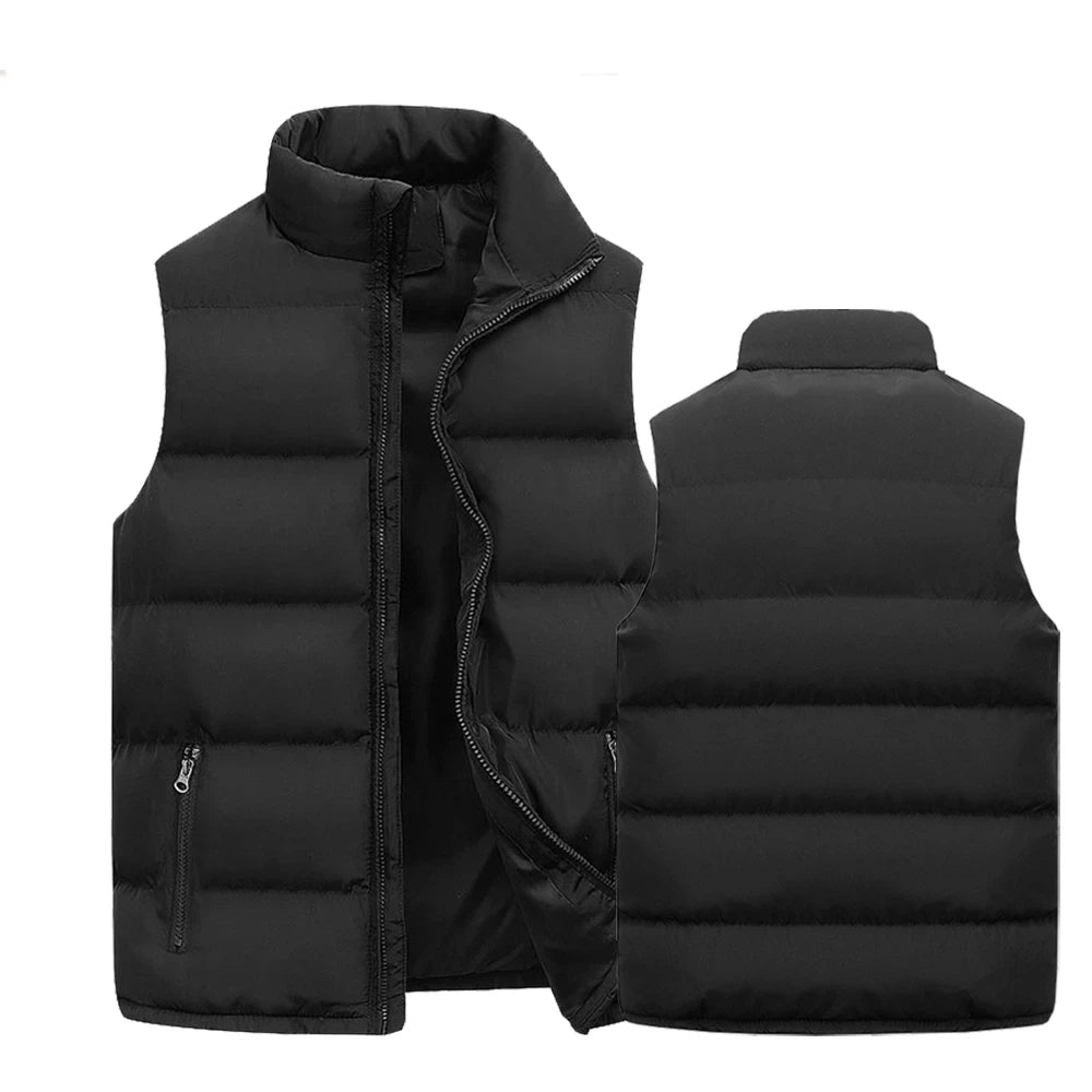 Men’s Winter Warm Vest Jacket – Waterproof Sleeveless Coat