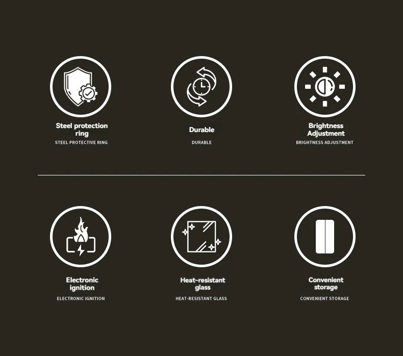 CAMPINGMOON Portable Lantern Medium Outdoor Tent Light