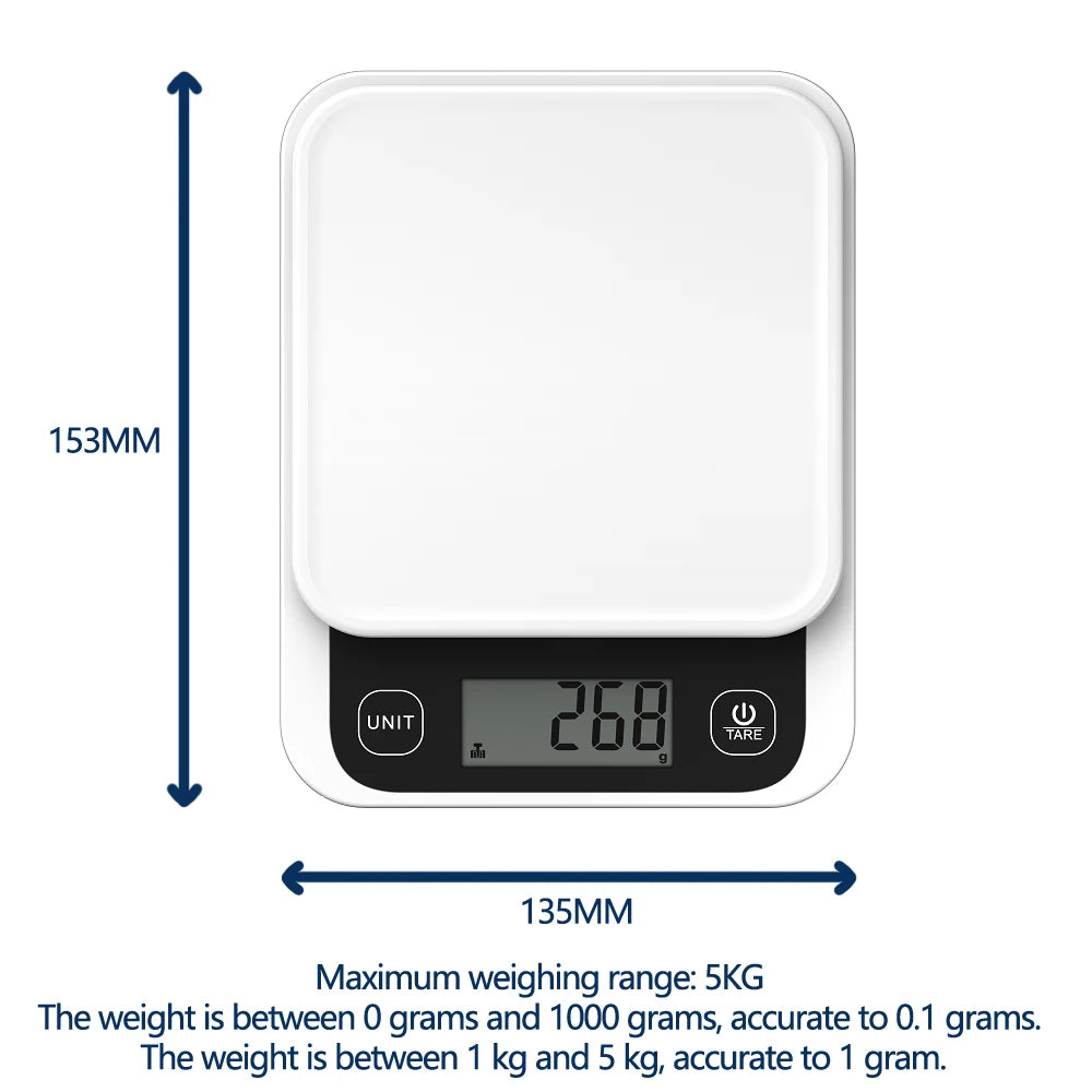 Smart Kitchen Nutrition Scale 5kg/0.1g