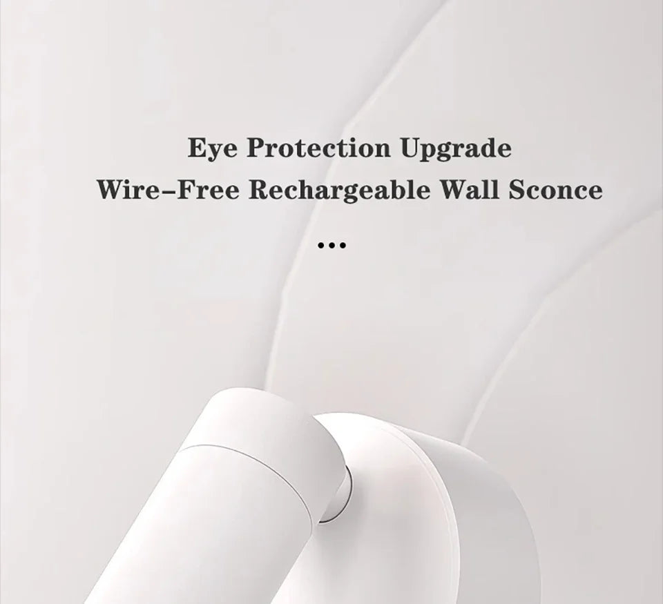 Xiaomi Youpin LED Lamp Household Magnetic Wall Lamp Wireless Rechargeable Movable No Punching Bedroom Bedside Reading Lamp NEW