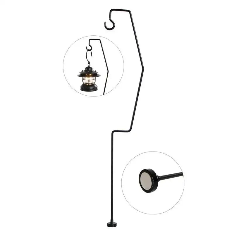 Camping Light Pole Stand Portable Folding Lantern Holder