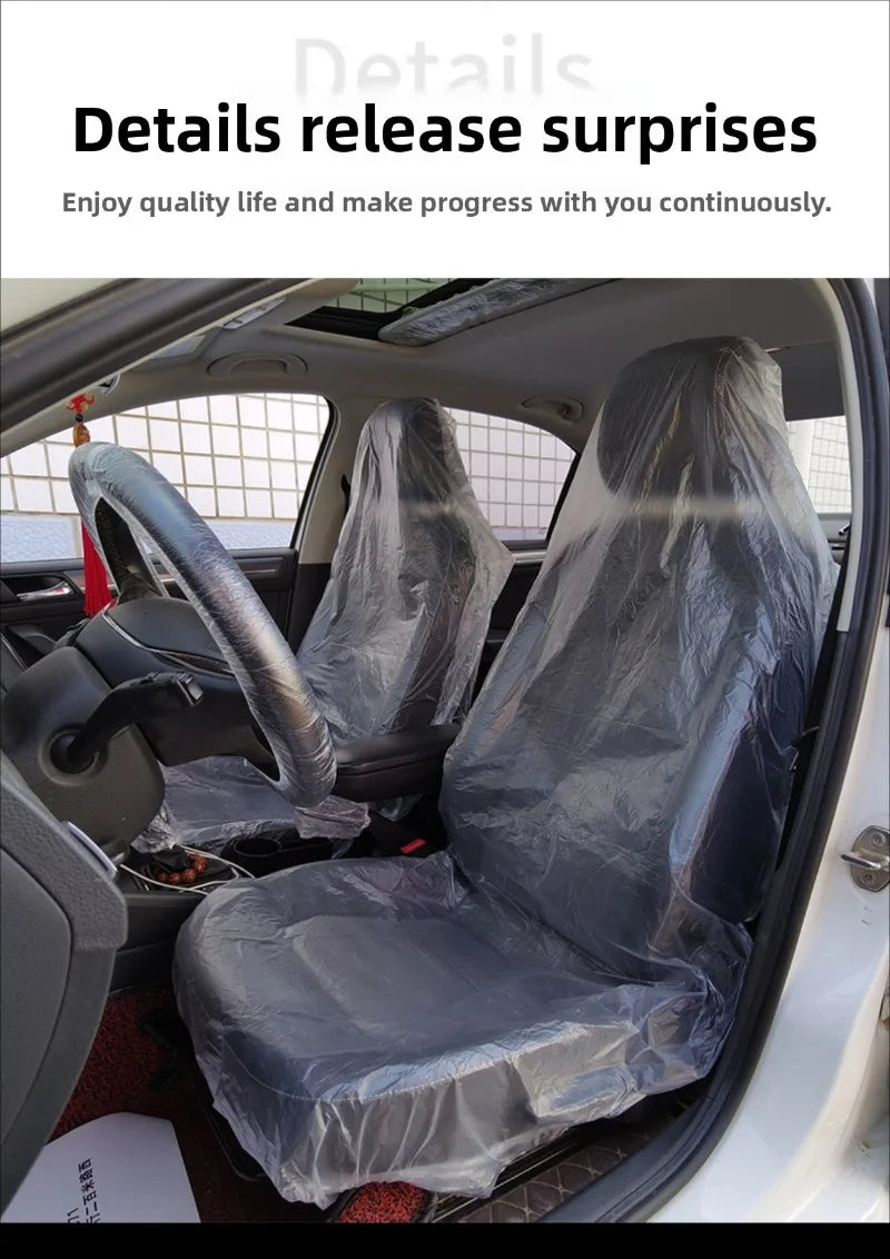 Disposable Waterproof Car Seat Covers – 50/100pcs