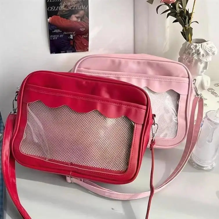 Japanese Harajuku Transparent Ita Bag for Girls