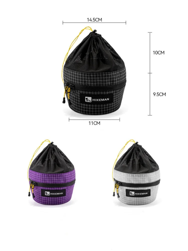 Camping Bowl Storage Bag Portable Tableware Organizer