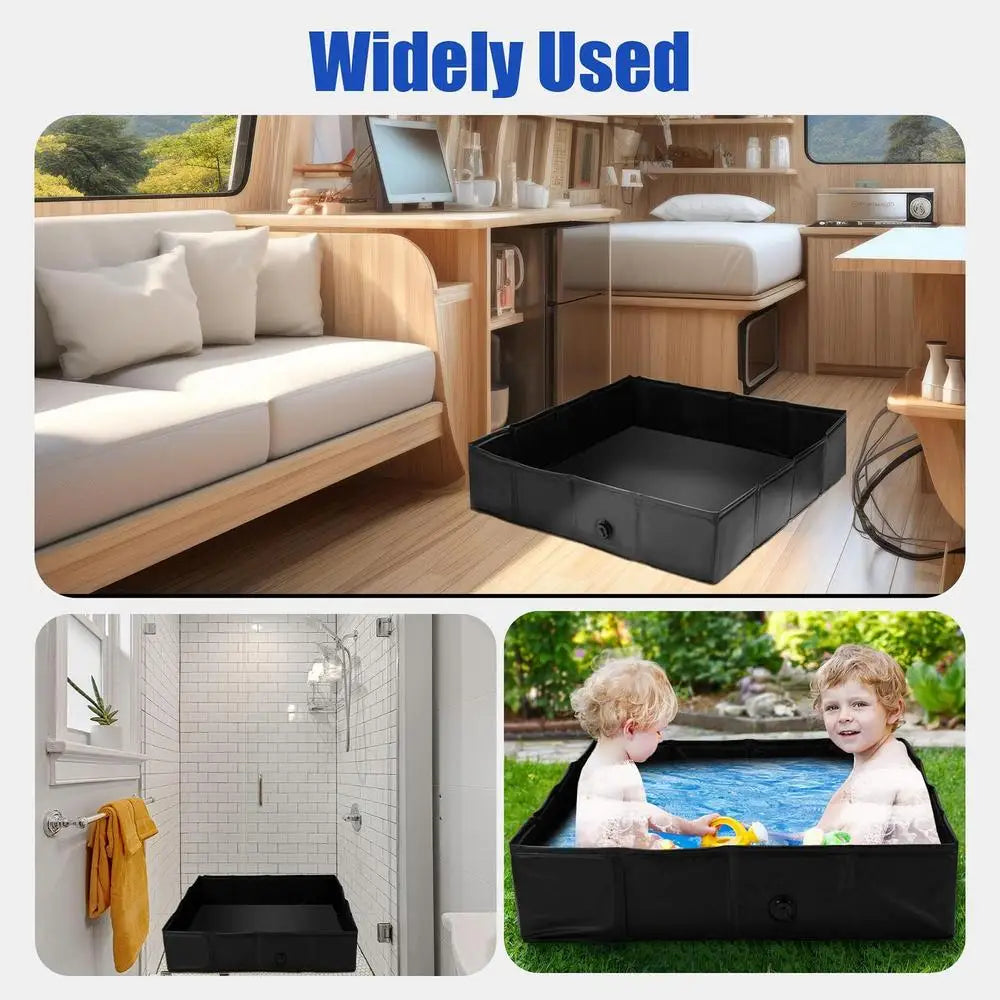 Portable Camping Shower Base with Drainage RV & Outdoor