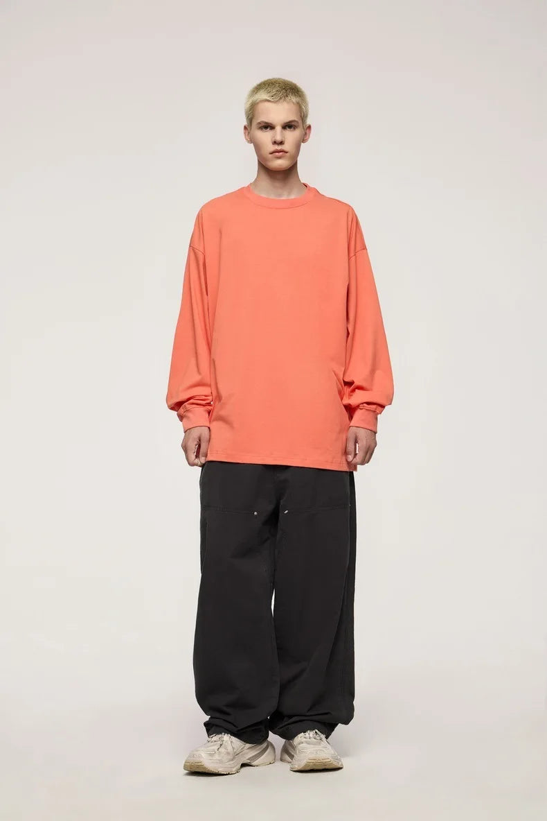 Men’s Wide-Leg Street Style Work Pants Autumn 2025