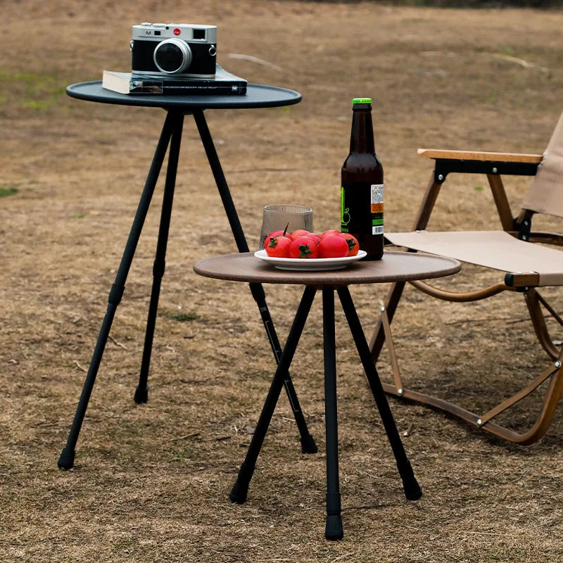 Portable Round Camping Table Adjustable & Lightweight