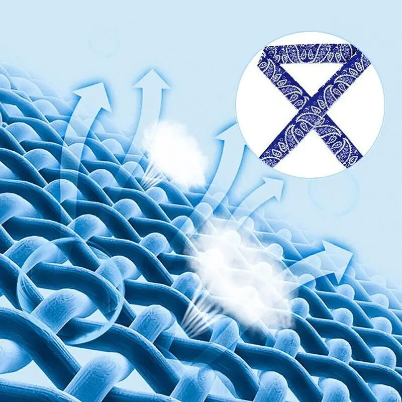 Ice Cooling Bandana Neck Wrap for Sports & Outdoors