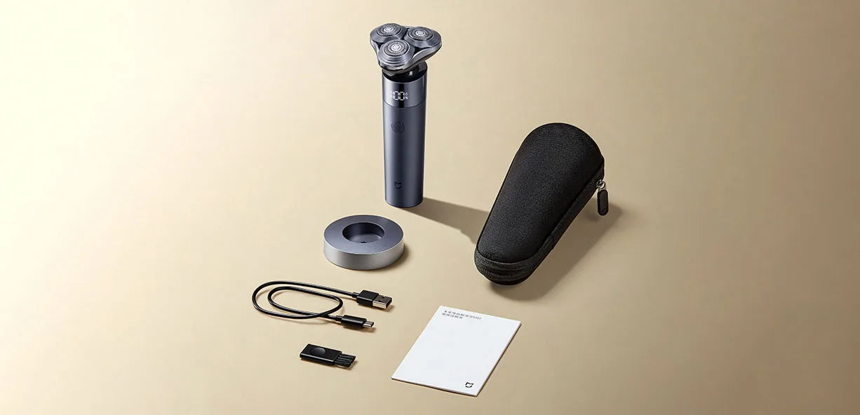 XIAOMI MIJIA S302 Electric Shaver Men's Beard Trimmer Machine Shaving Portable Flex Razor IPX7 Washable Dry Wet Machine Shaving
