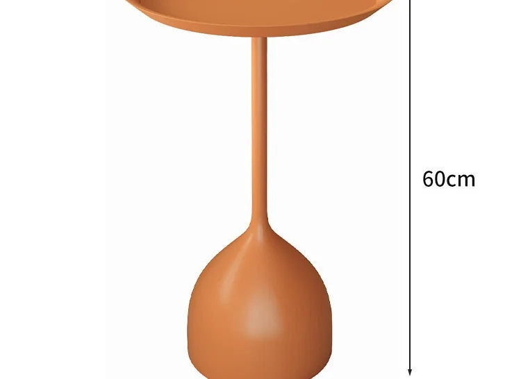 Simple Modern Wrought Iron Coffee Table Living Room Household Round Coffee Table Combination Creative Small Apartment Side Table