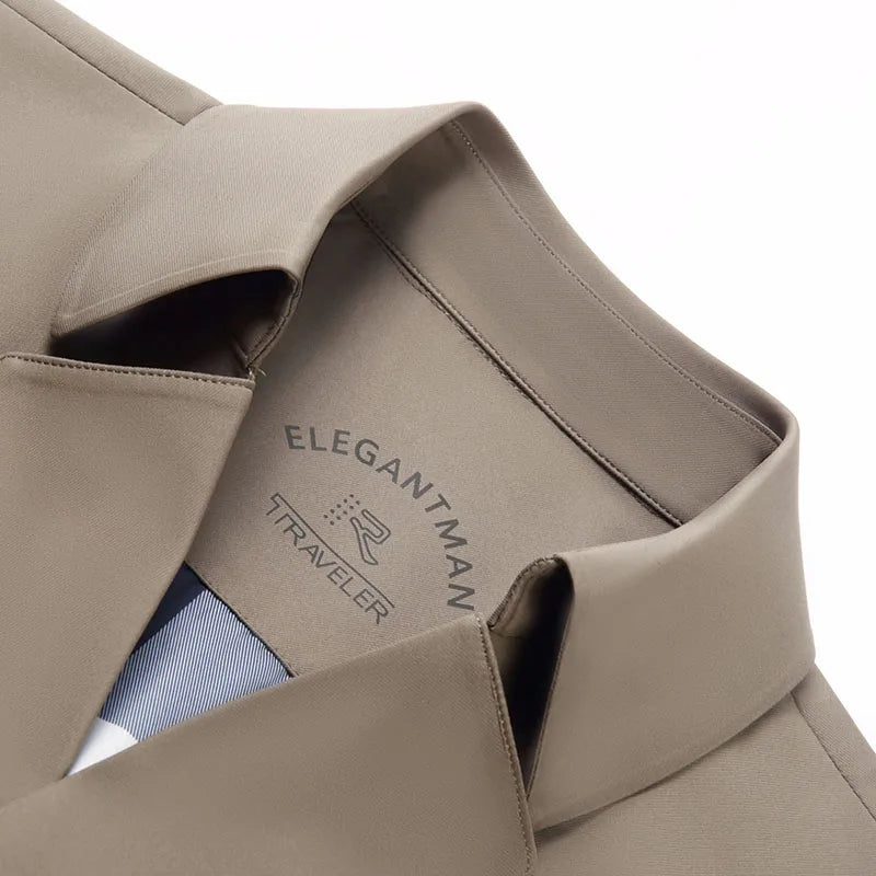 Trench Coat – Business Casual Single Breasted Jacket