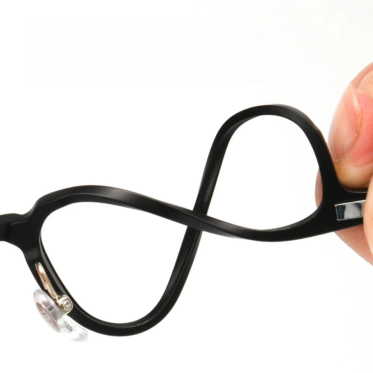 YIMARUILI Ultralight Polarized Magnetic Clip-On Glasses Men and Women TR90 Pure Titanium Optical Prescription Eyeglasses Frames