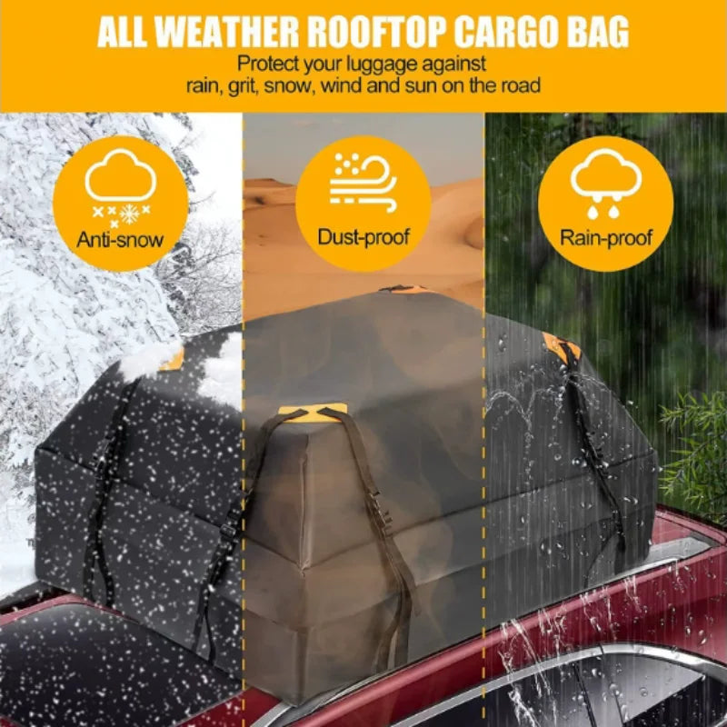 Waterproof Car Roof Cargo Bag Universal Luggage Carrier