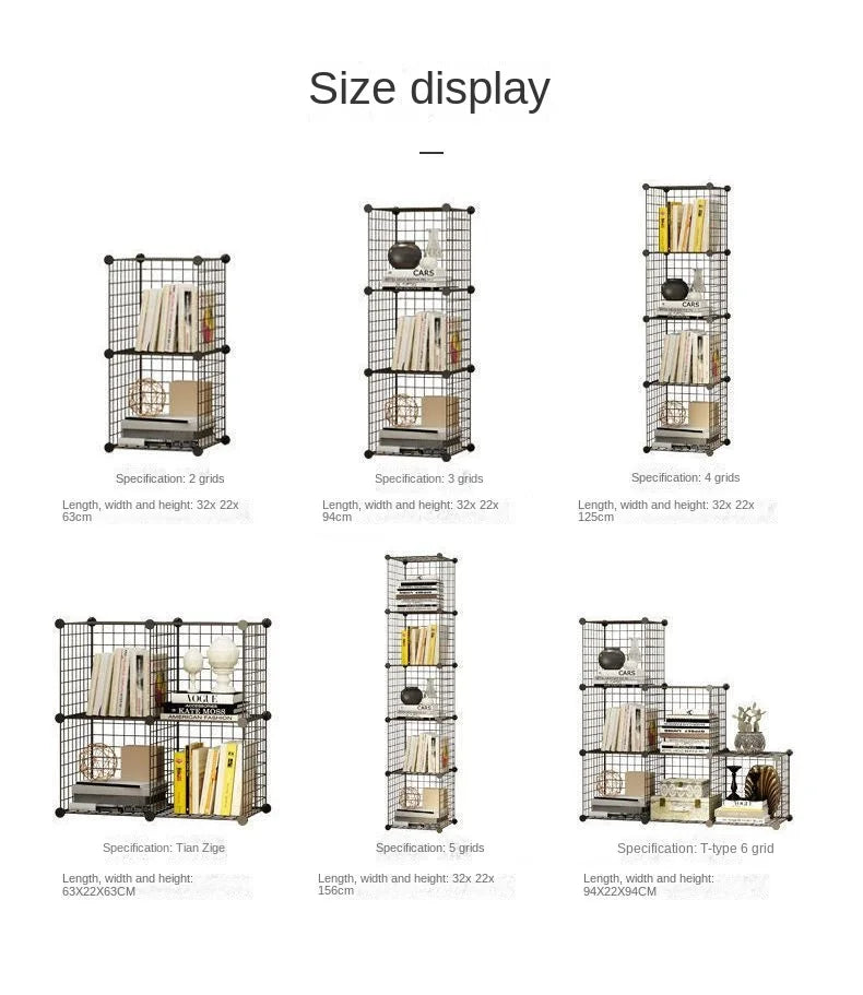 Floating Bookshelf Bookcase for Home & Office Storage