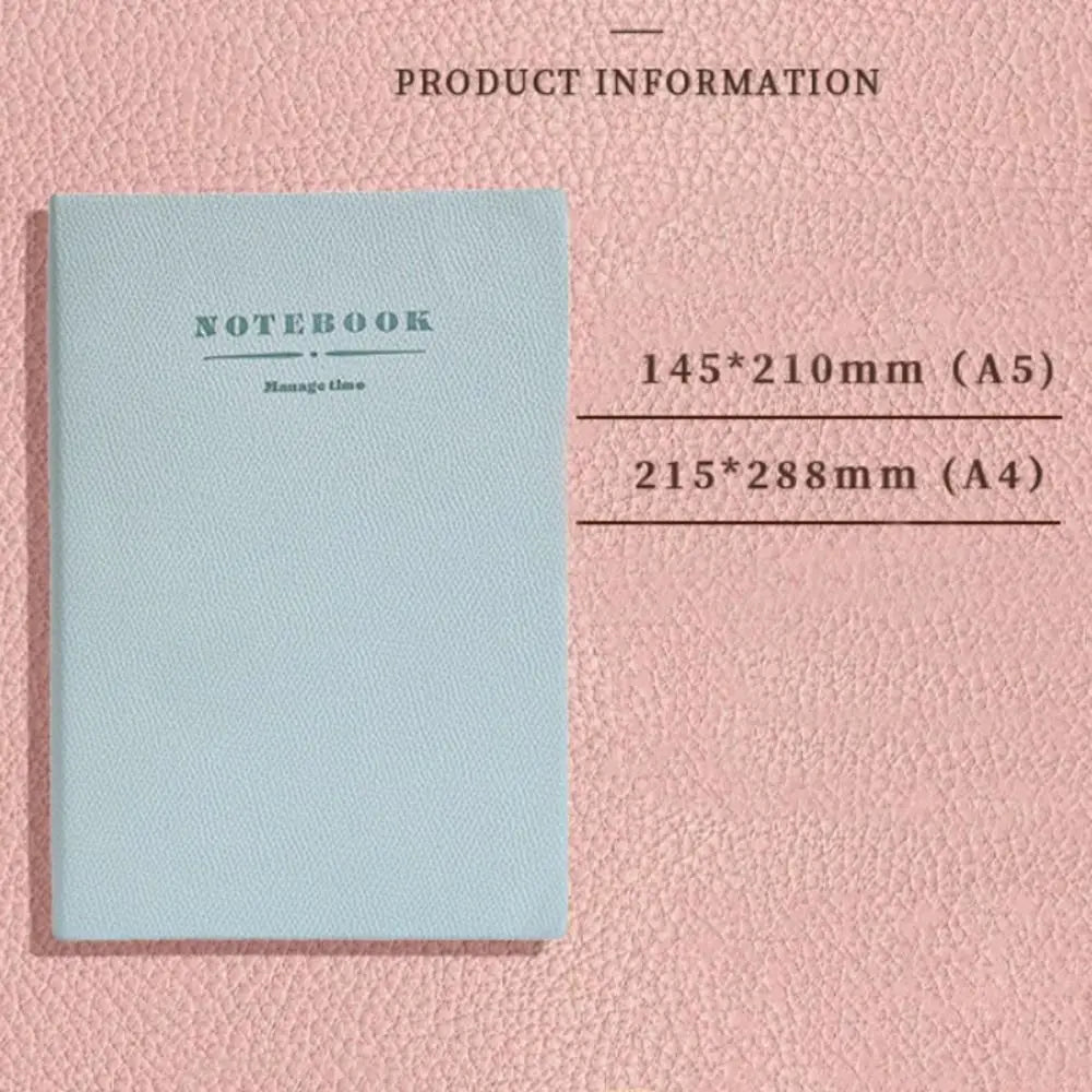 School Supplies PU Cover Soft Leather Notebook Diary Book Writing Pads a4 a5 Office Notebook Journals Stationery Notebook School