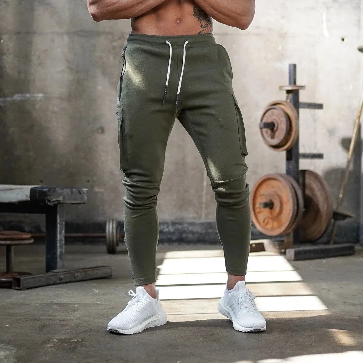 Men’s Lightweight Work Pants – Quick-Dry Multi-Pocket Joggers