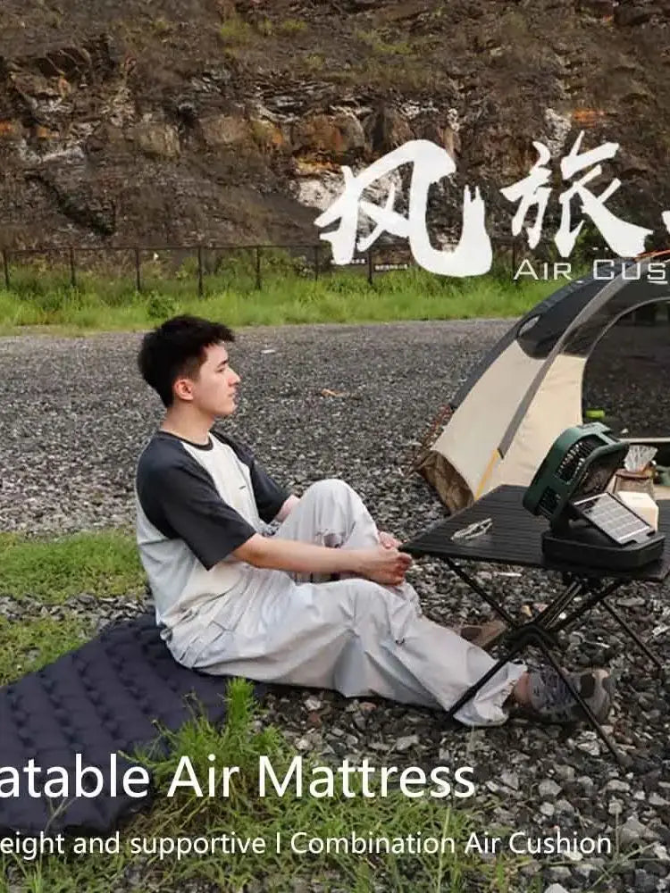 Camping Inflatable Air Mattress Portable Sleeping Pad for Hiking