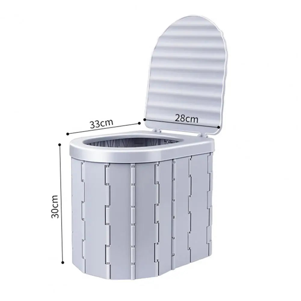 Portable Folding Camping Toilet – Wide Seat & High Load