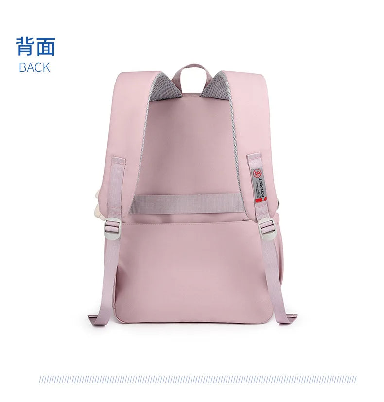 Children School Bags For Girls Large Schoolbag Kawaii Primary School Backpack Kids Book Bag Waterproof Laptop Travel Rucksack