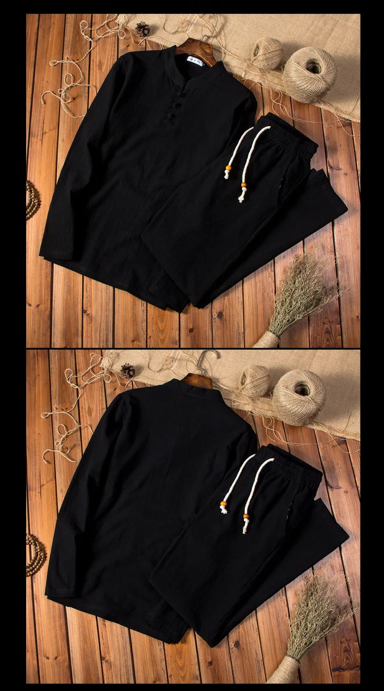 Men’s Cotton Suit Set