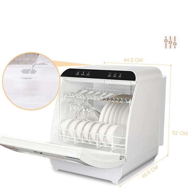 Wholesale New Commercial Smart Countertop Kitchen Dishwasher Nice Quality Moveable Machine With Water Tank High Quality Stock