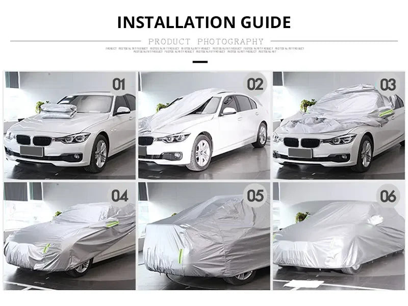 Universal Full Car Cover for Sedan & SUV Outdoor/Indoor