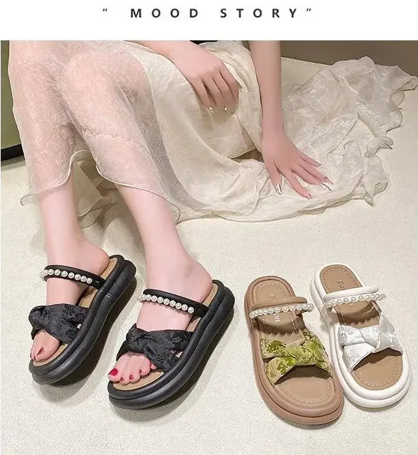 Women’s Designer Summer Slippers – Platform Slides
