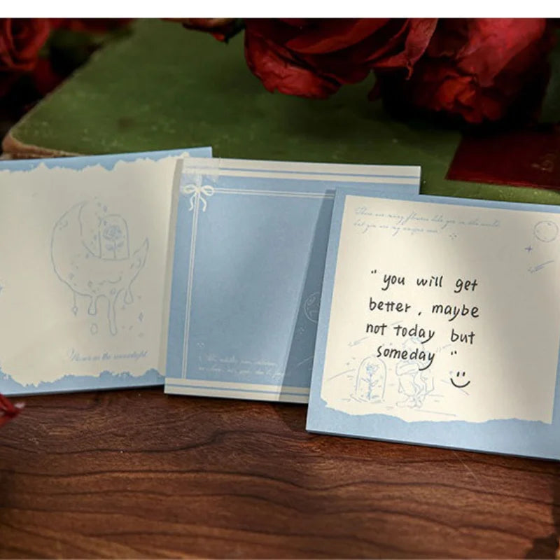 ¥ Back-to-School Essential: Le Petit Prince Sticky Notes|Artist-Designed Illustrations for Journals/Textbooks/Desk Give the Gift