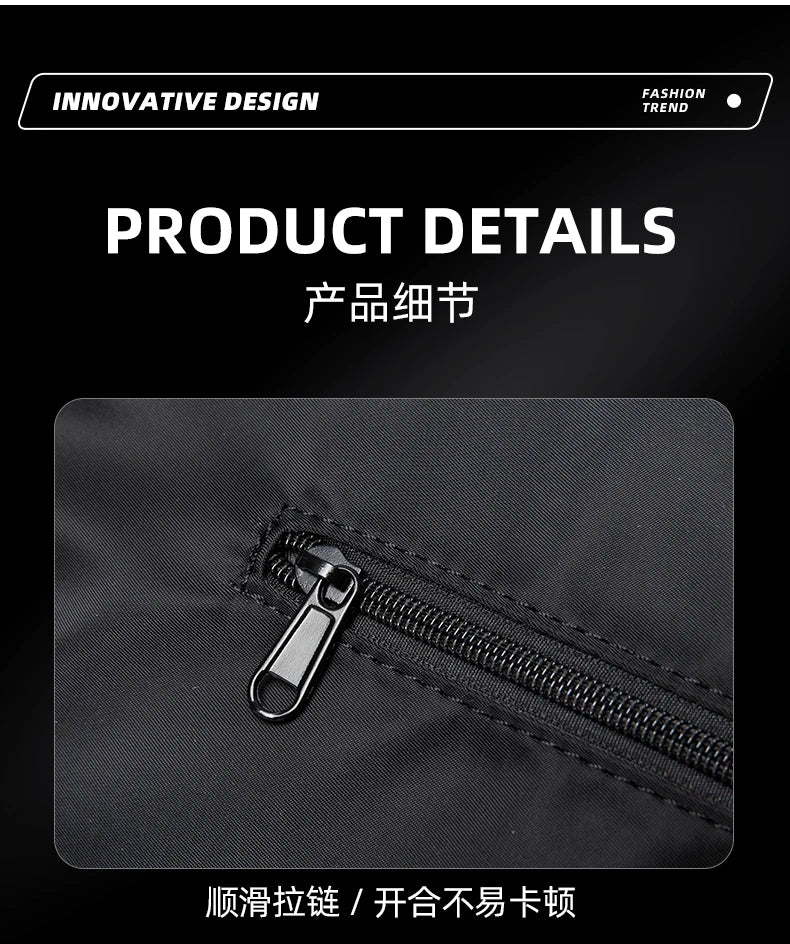 Japanese Casual Men's Waterproof Crossbody Bag