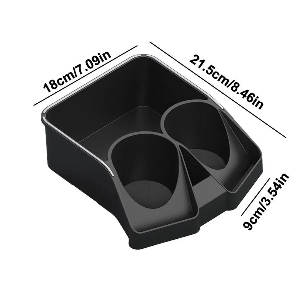 Car Seat Organizer with Cup Holders Storage Console