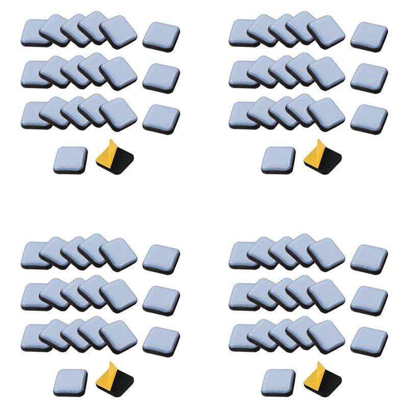 80pcs PTFE Self-Adhesive Furniture Glider Pads