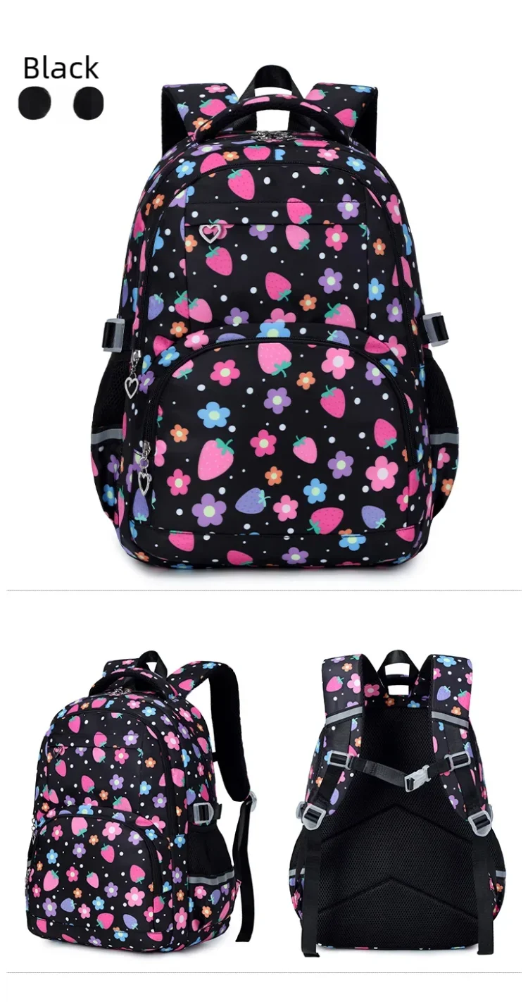 Schoolbags for Primary School Girls, Fashionable Backpacks, Large Capacity Junior High School Students, Versatile Backpacks