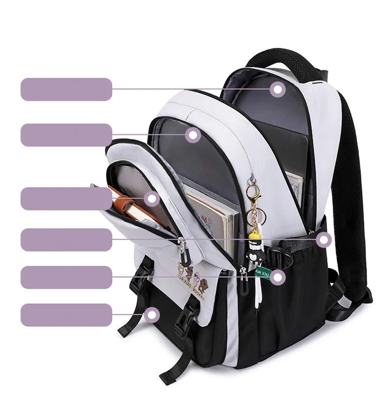 Children School bags set Girls Primary Backpack Kids school backpcak 3 pcs princess schoolbags kids mochilas escolar infantil